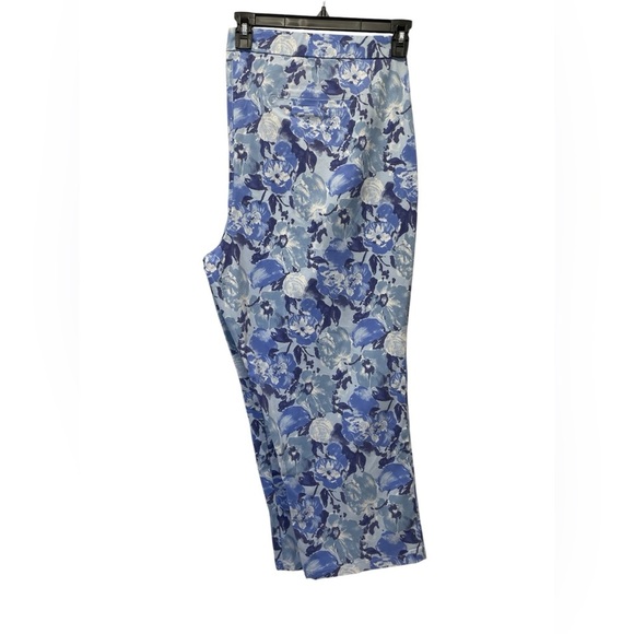 ISAAC MIZRAHI Floral Cropped  women’s Pants size 28WP - Picture 4 of 5